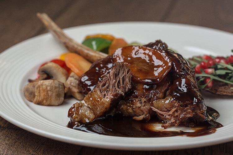 خوراک گوشت با سس انار خوراک گوشت با سس انار